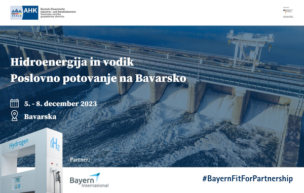 Hidroenergija in vodik – Poslovno potovanje na Bavarsko, 5. – 12. december
