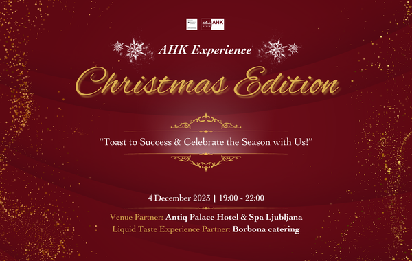 SAVE THE DATE: AHK EXPERIENCE Christmas Edition, 4. Dezember 2023